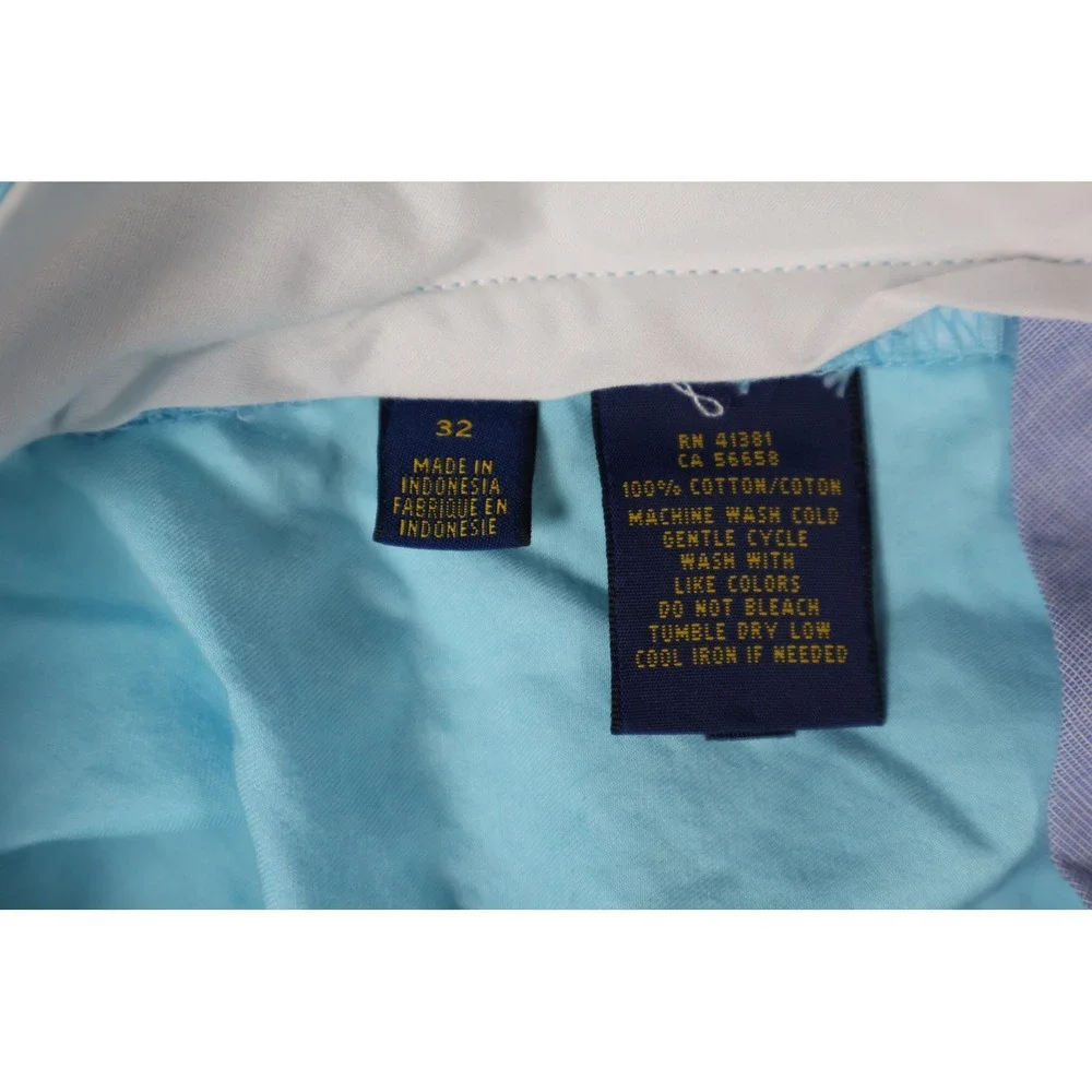 Polo Ralph Lauren Mens Classic Fit Chino Shorts Light Blue Size 32